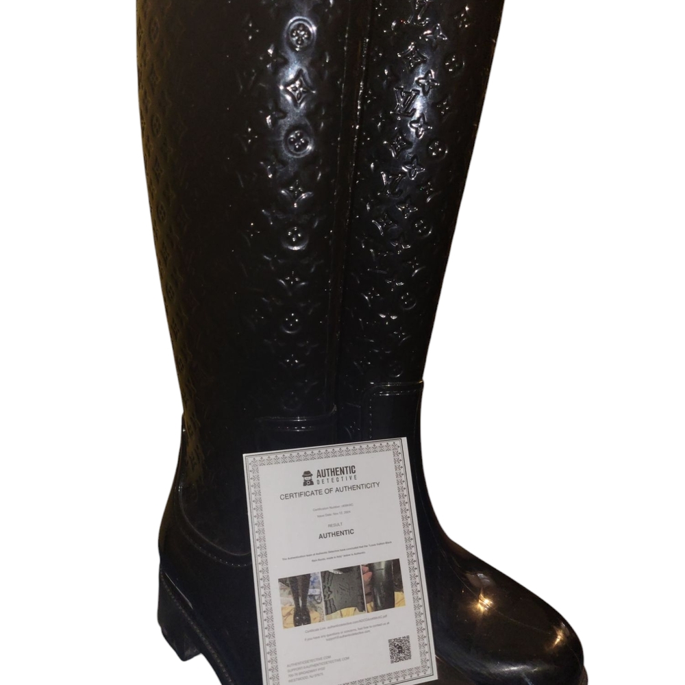 Louis Vuitton Black Leather Sole